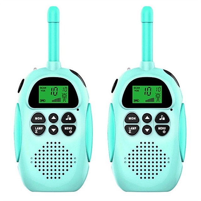  2 szt. Zasięg 3-5 km Dwu kierunkowe długozasięgowe walkie-talkie radio interkom Zabawki do chodzenia na świeżym powietrzu na biwak