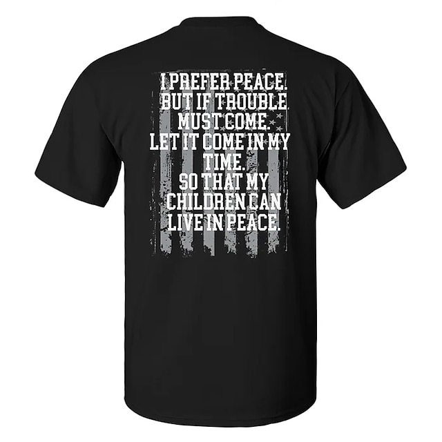 Men's Plus Size T shirt Tee Big and Tall Graphic Crewneck Print Short