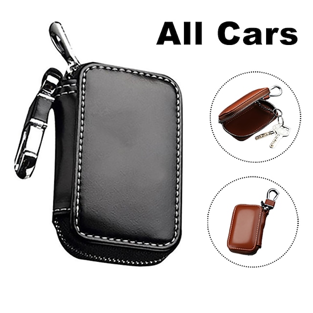  autós kulcstartó táska tok autós kulcstartó tok kulcstartó pénztárca táska takaró fülek