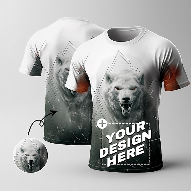  maglietta personalizzata da uomo, crea le tue camicie personalizzate, maglietta personalizzata con stampa integrale, regali personalizzati