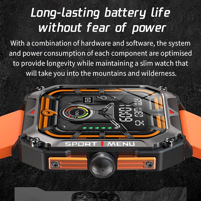 696 H22 Smart Watch 2.02 inch Smartwatch Fitness Running Watch