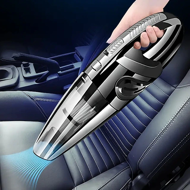 Portable Handheld Rechargeable Wireless Car Vacuum High Power Cordless Car Vacuum Cleaner Quick Charge for Car Home Pet Hair 15