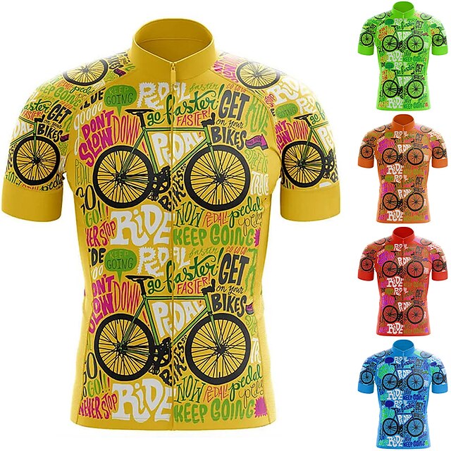 Grams Homme Maillot Velo Cyclisme Manche Courte Cyclisme Top Avec Poches Arri Re Vtt V Lo