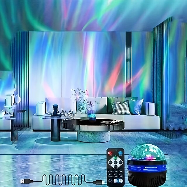 LED Starry Sky Projection Light Mini Remote Control Projector USB Plug ...