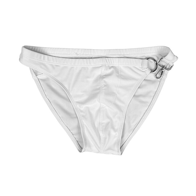 Men's Swimwear Swim Briefs Swim Thong Plain Breathable Soft Outdoor Casual Daily Hawaiian