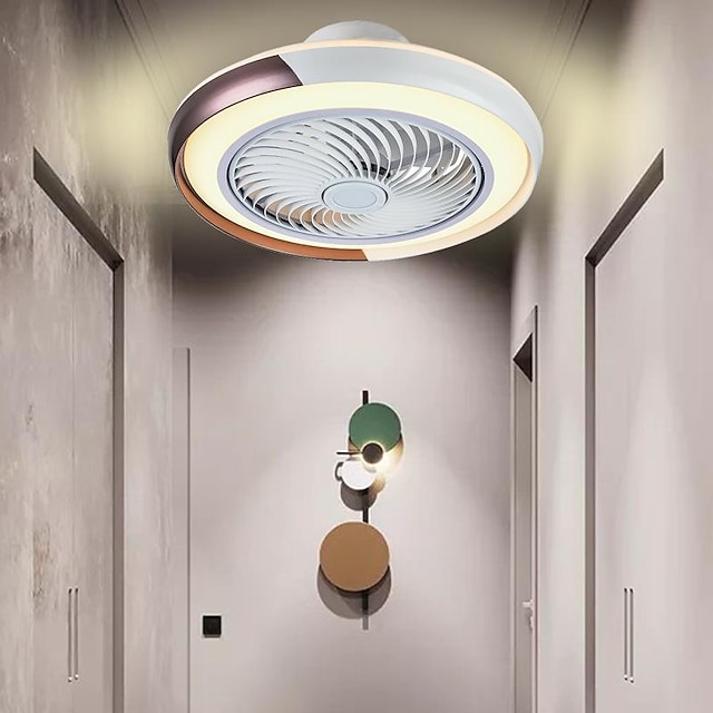 kattotuuletin valojen kaukosäätimellä, sisätilojen matalaprofiilinen moderni uppoasennettava kattotuuletin 72w lämpimällä luonnollisella kirkkaalla 3 värillä led-valolla, 3-nopeutta älykäs tuuletin