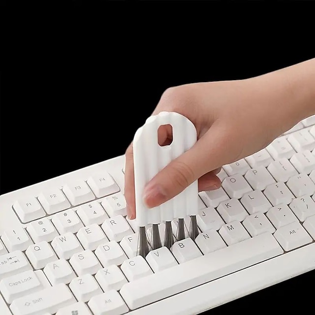  rengjøring myk børste tastaturrengjøringsmiddel multifunksjons datamaskin rengjøringsverktøysett hjørne gap duster keycap puller