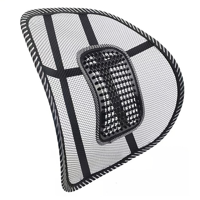  scaun auto pernă de sprijin lombar pernă de masaj respirabilă de vară plasă pentru mașină / camion / birou / casă