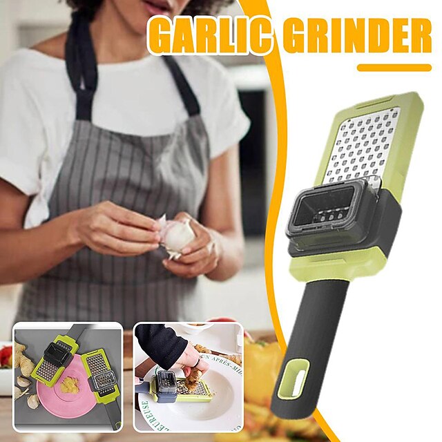 Garlic Grater with Hanging Hole Multifunctional Ginger Garlic Grinding