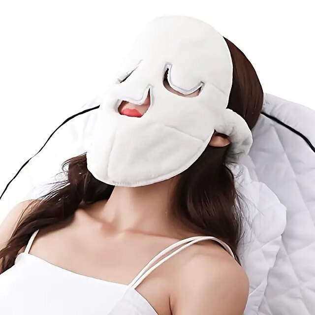  1pc Reusable Face Towel Mask Cold Hot Compress Facial Steamer Towel Mask Moisturizing Beauty Skin Care Spa Towels For Facial Facial Steamer Mask For Women Girls
