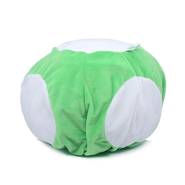  Mario Toad Mushroom Hut Plüschtier grün und rot Cartoon Cosplay Hut süße Mützen Geschenke für Freunde 19 * 30cm