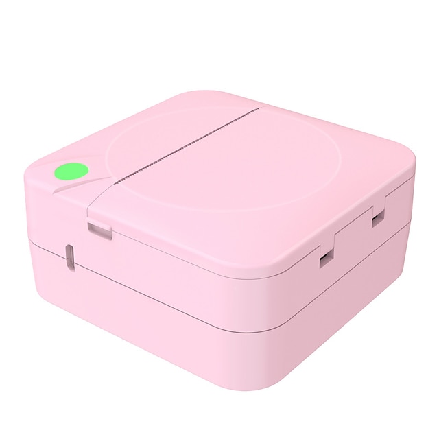  ポケット ミニ プリンター ポータブル ワイヤレス bt サーマル フォト、ios android 携帯電話用、インクレス印刷ギフト、スタディ ノート ラベル レシート、ビッグ ゲーム用