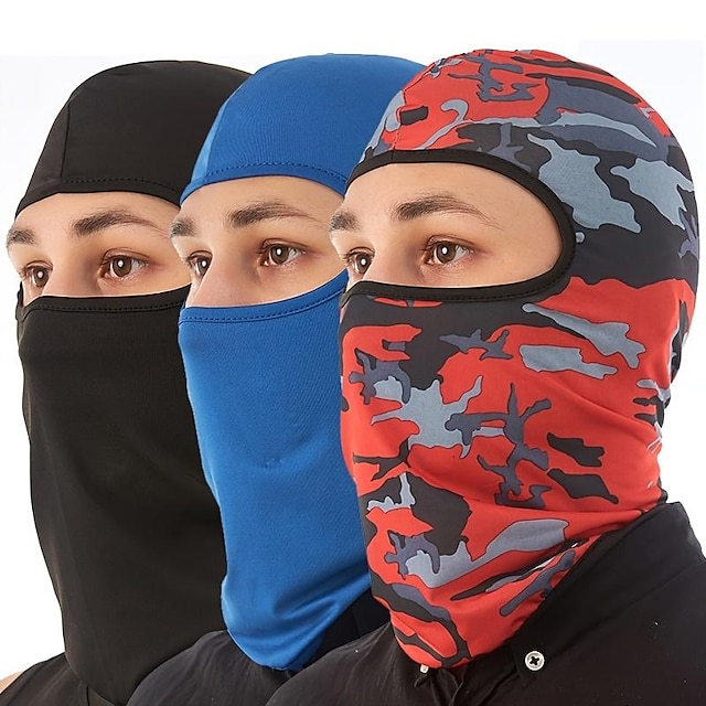  1 pc couvre-visage intégral chapeau cagoule chapeau, armée tactique cs hiver ski cyclisme chapeau protection solaire écharpe sports de plein air masques chauds