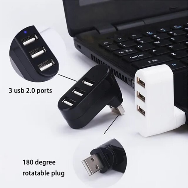  1 szt. 3-portowy koncentrator USB
