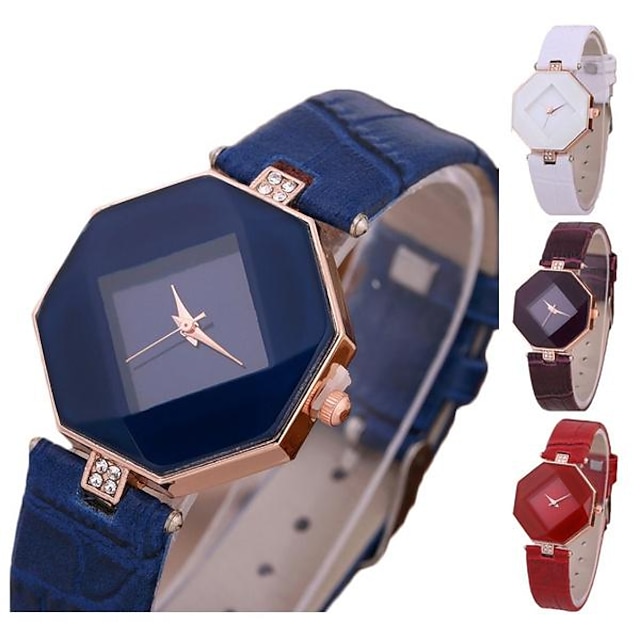  Reloj de cuarzo, nueva correa de cuero para mujer, reloj de pulsera de lujo informal a la moda para mujer, reloj de pulsera de cuarzo