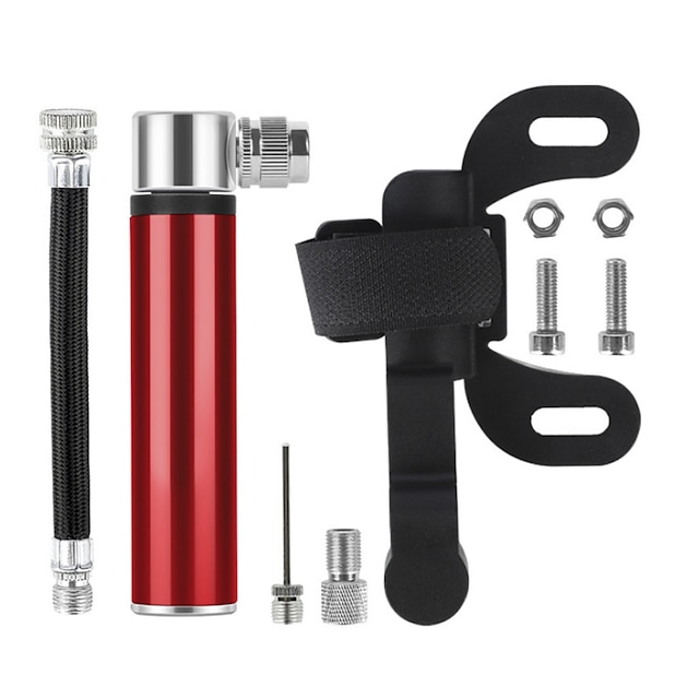  Pompe à vélo de poche portable 120 psi haute pression mini pompe à vélo compatible avec valve presta/schrader pompe de pneu de vélo ultralégère kit de réparation de vélos stonego accessoires de