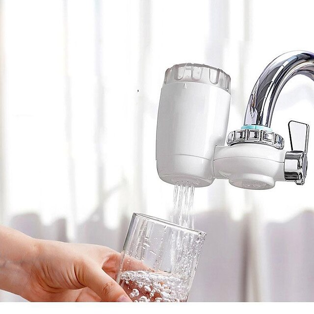  4-stopniowy system filtrowania wody z kranu wymiana filtra ceramicznego, system filtracji wody z kranu, dysza głowicy opryskiwacza z filtrem wody z kranu, redukuje chlor, metale ciężkie i zły smak