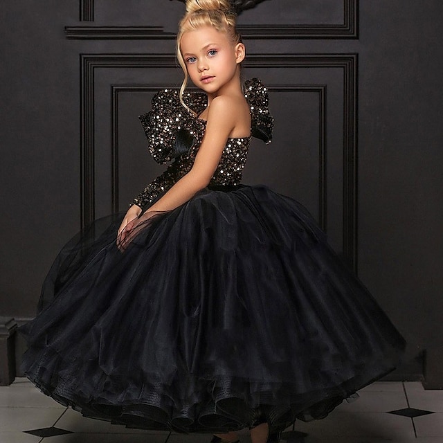  Partykleid für Kinder, Mädchen, einfarbig, ärmellos, Leistung, Mesh, Prinzessin, süßes Mesh-Etuikleid in der Mitte der Wade, Tüllkleid, Sommer, Frühling, Herbst, 2–12 Jahre, Blau