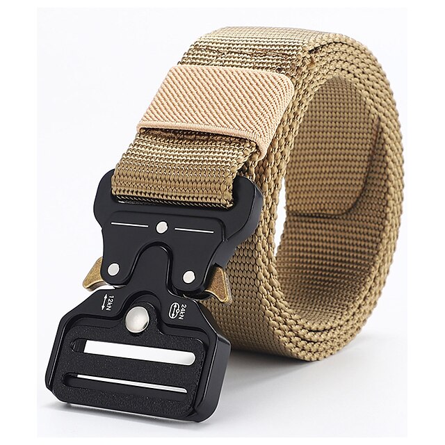 Ceinture Homme Tactique Militaire En Nylon Réglable Avec Dégagement