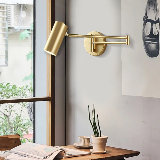 Wall Light Eye Protection Modern Nordic Style Sconces Swing Arm Lights Living Room Bedroom Metal 110-120V / 220-240V 5 W