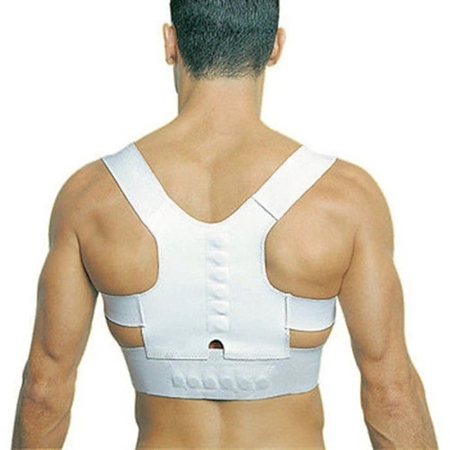  korset rygkorrektion magnetisk holdningskorrektor lige skulderbøjle lændestøtte smertelindring for barn voksne kvinder mænd