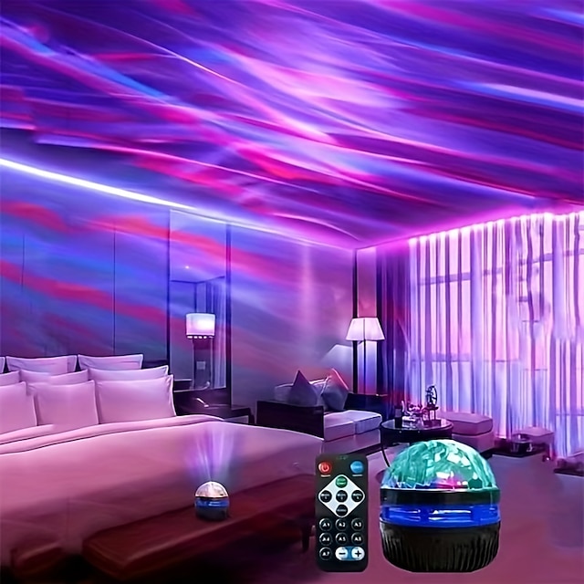  led hvězdná obloha projekční světlo mini projektor na dálkové ovládání USB plug-in barevná atmosféra malé noční světlo