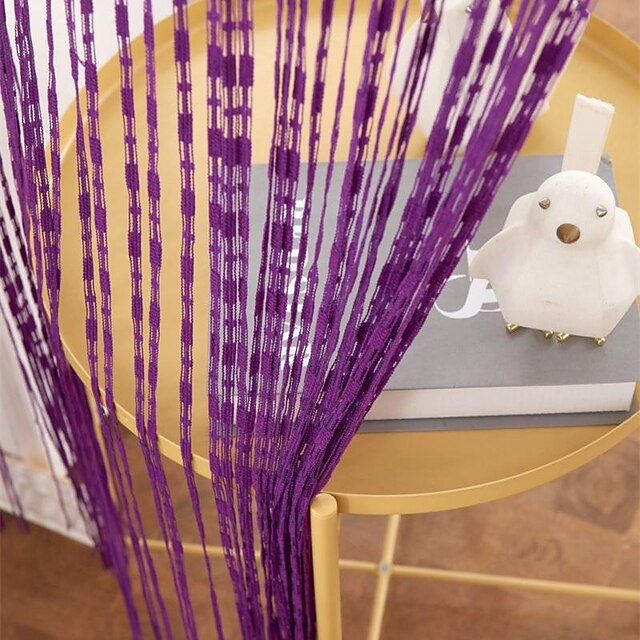 String Curtain Doorway Curtain Beaded Tassels Curatin, Boho Macrame