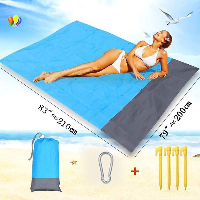 Outdoor Camping Mat Picnic Mat Waterproof Folding Oxford Cloth Moistureproof Mat Picnic Beach