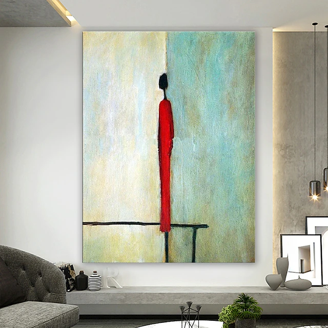 Oil Painting Handmade Hand Painted Wall Art Abstract Single Man Figure Home Decoration Decor Rolled Canvas No Frame Unstretched 15