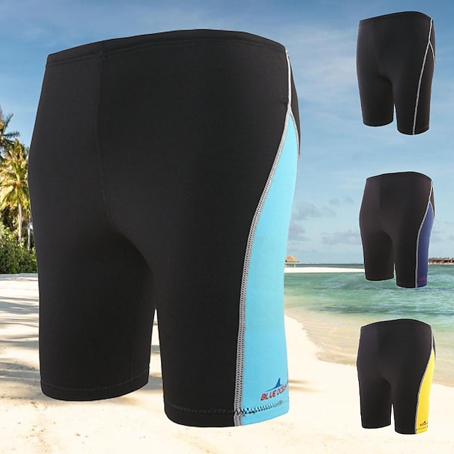  Bluedive Men's Wetsuit Shorts 1.8mm Neoprene Bottoms Thermal Warm Quick Dry Stretchy High Elasticity Swimming Diving Surfing Scuba Patchwork / Athleisure