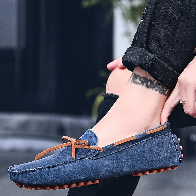 Perforated Bungee Lace Low-Top Driving Shoes for Men – Orthopedic Comfort & Style
