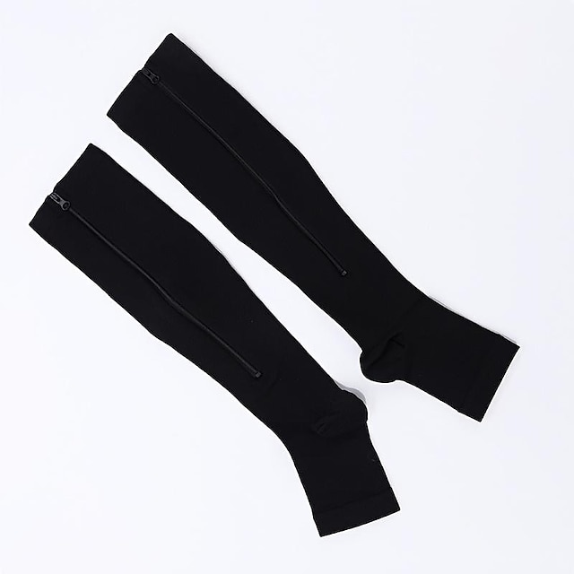 Zipper Compression Socks Open Toe Toeless Compression Socks for Women ...