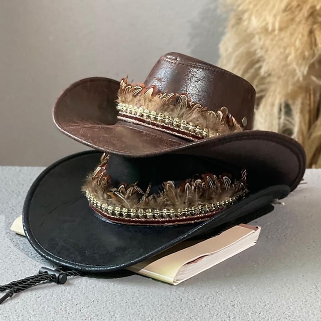 1700-talet 1800-talet delstaten Texas Cowboyhatt Västerncowboy amerikansk Herr Dam Hatt