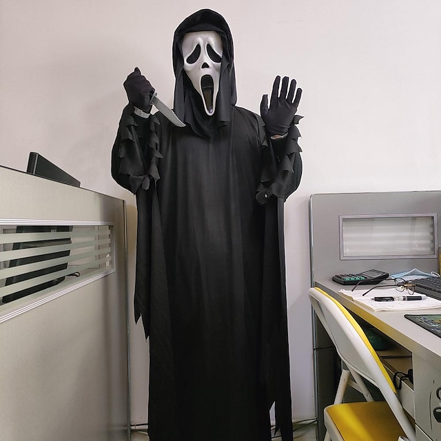 Ghostface Mask Devil Ghost Cosplay Costumes Latex Horror Masks Ghost ...