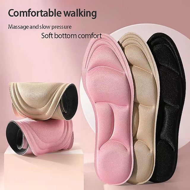  5D Massage Memory Foam Insoles For Shoes Sole Breathable Cushion Sport Running Insoles For Feet Orthopedic Insoles