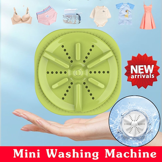  Net Red New Small Portable Dormitory Mini Washing Machine Fully Automatic Washing Machine Socks Wonder For Children