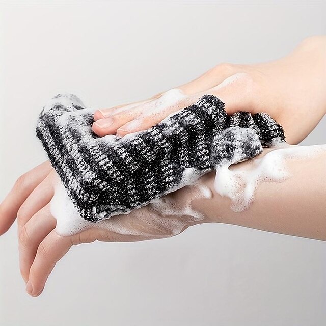 Japanese Long Strip Rubbing Bath Towel, Back Exfoliating Scrubber, Body