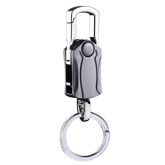 4-in-1 Heavy Duty Key Chain Anti-Anxiety Fidget Spinner Rotatable Keyring Box Cutter Phone Holer Bottle Opener Keychain CYT