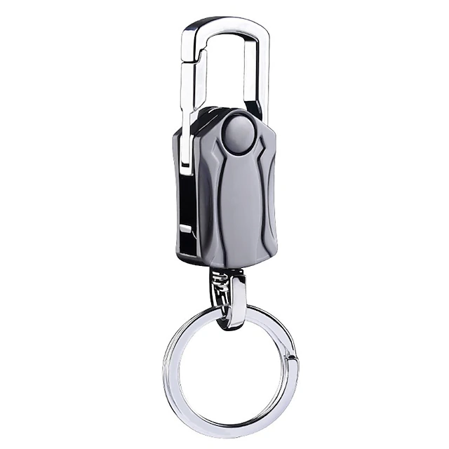 4-in-1 Heavy Duty Key Chain Anti-Anxiety Fidget Spinner Rotatable Keyring Box Cutter Phone Holer Bottle Opener Keychain CYT 6