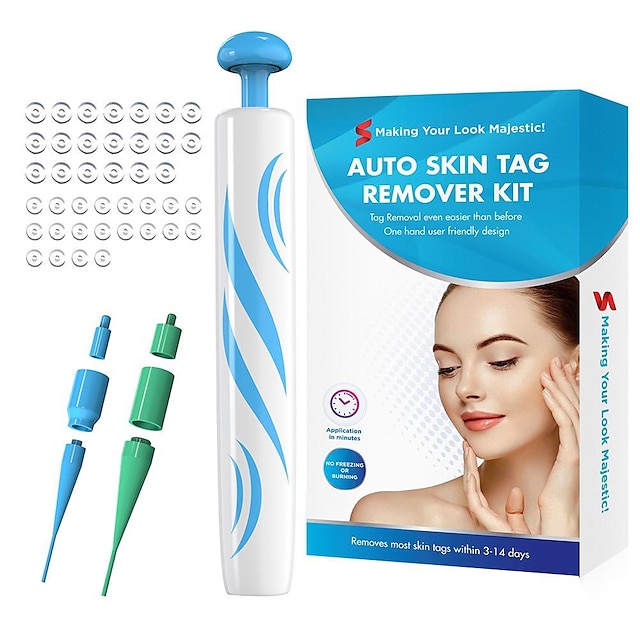  2 in 1 auto micro skin tag remover device standaard en micro skin tag removal kit adult mol wrat remover originele gezichtsverzorging beauty tool