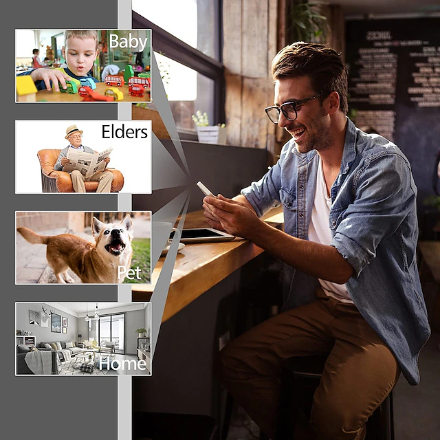 V1 Mini V380 Pro WiFi Video Camera Rechargeable description image 3