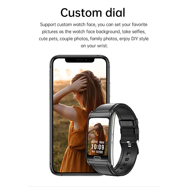 iMosi E600 Smart Watch 1.47 inch Smartwatch Fitness Running Watch ...