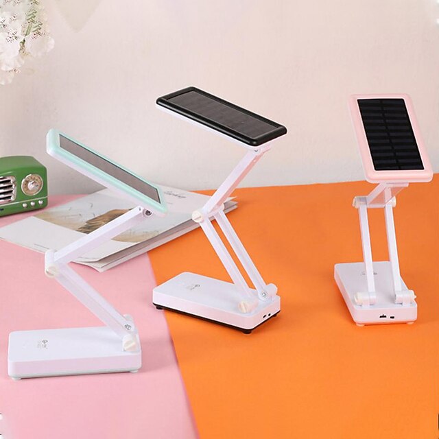 Solar Dimmable Touch Foldable Table Lamp Desk Lamp Eye Protection Table