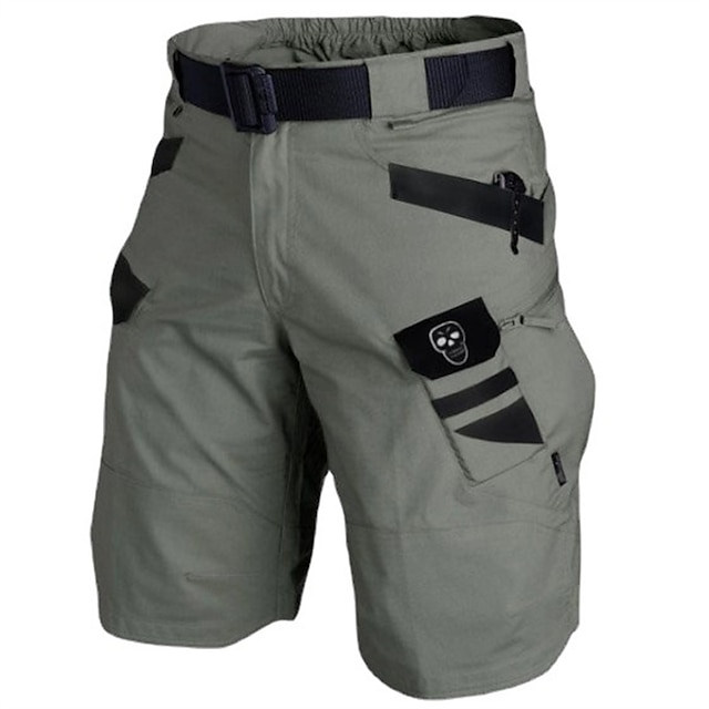  Men's Tactical Shorts Cargo Shorts Plain Multi Pocket Windproof Quick Dry Casual Daily Holiday Sports Fashion ArmyGreen Khaki
