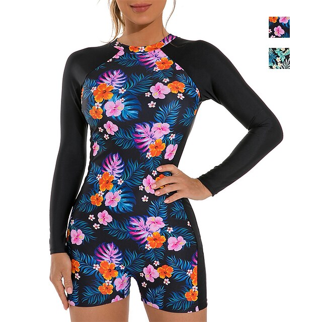 Women's Rash guard Swimsuit Rash Guard Dive Skin Suit Waterproof UV Sun