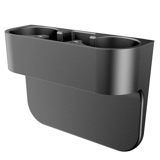 Autositz geschlitzte Aufbewahrungsbox Auto Wasserbecherhalter schwarz Multifunktionssitz Lückenaufbewahrungstasche für Autositz Lückenfüller mit Handy Getränkehalter Auto Innenraum Spalt Organizer Box
