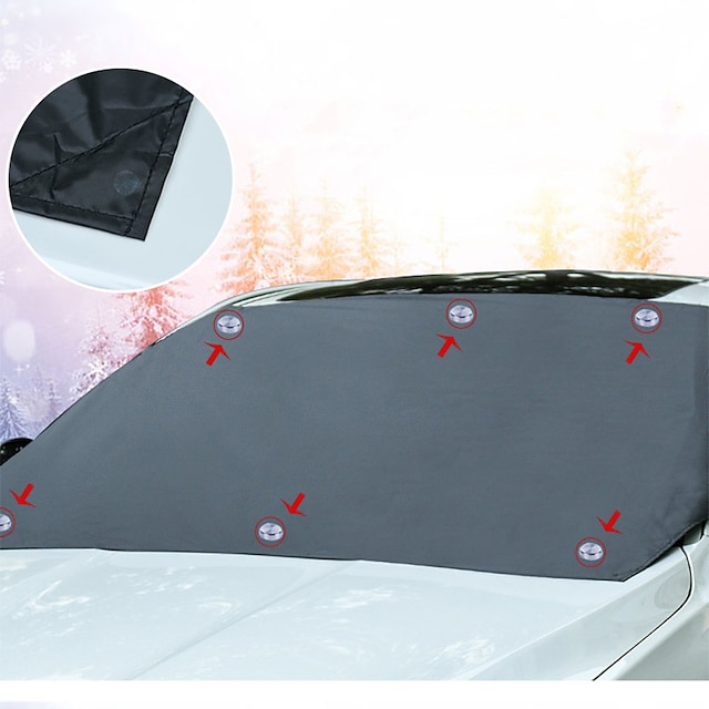  Starfire 210*120 cm protetor de sombra de carro magnético protetor de pára-sol de janela frontal de carro pára-brisa de carro protetor de pára-sol acessórios do carro