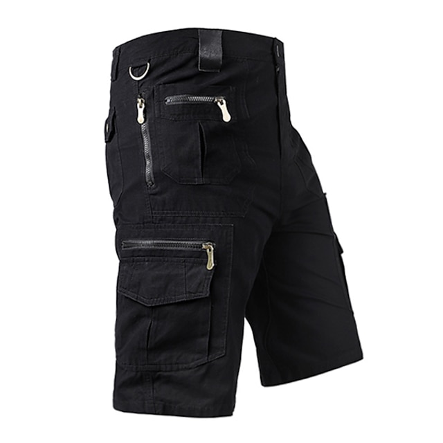 Men's Cargo Shorts Tactical Work Shorts Capri Pants Hiking Shorts Zipper Pocket Multi Pocket