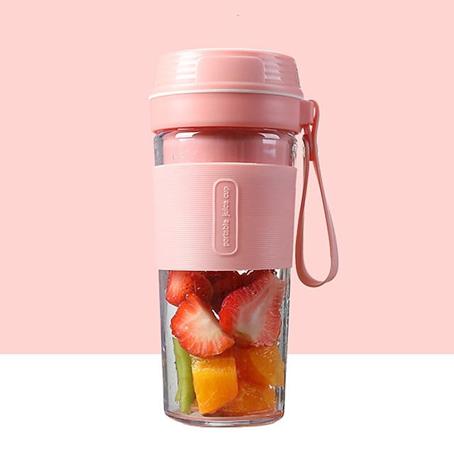  bærbar elektrisk juicer smoothie blender 4 kniv mini blendere usb trådløs oppladbar mikser juicer kopp for sportsreiser