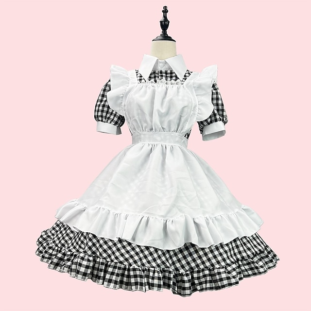  Cosplay Dienstmeisje Pakken Anime Jurken Outfits Vakantie jurk Cosplay pakken Maskerade Kostuum Voor Dames Volwassenen